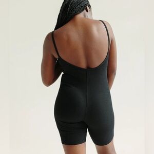 ARQ Nico Ribbed Bikesuit in Black, Size Small
